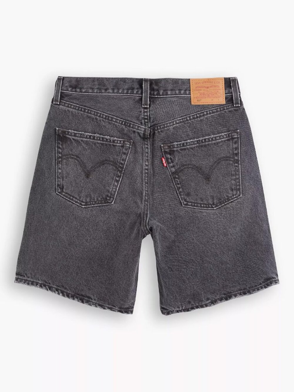Levi's Women's Black Denim Shorts - High-Rise Casual